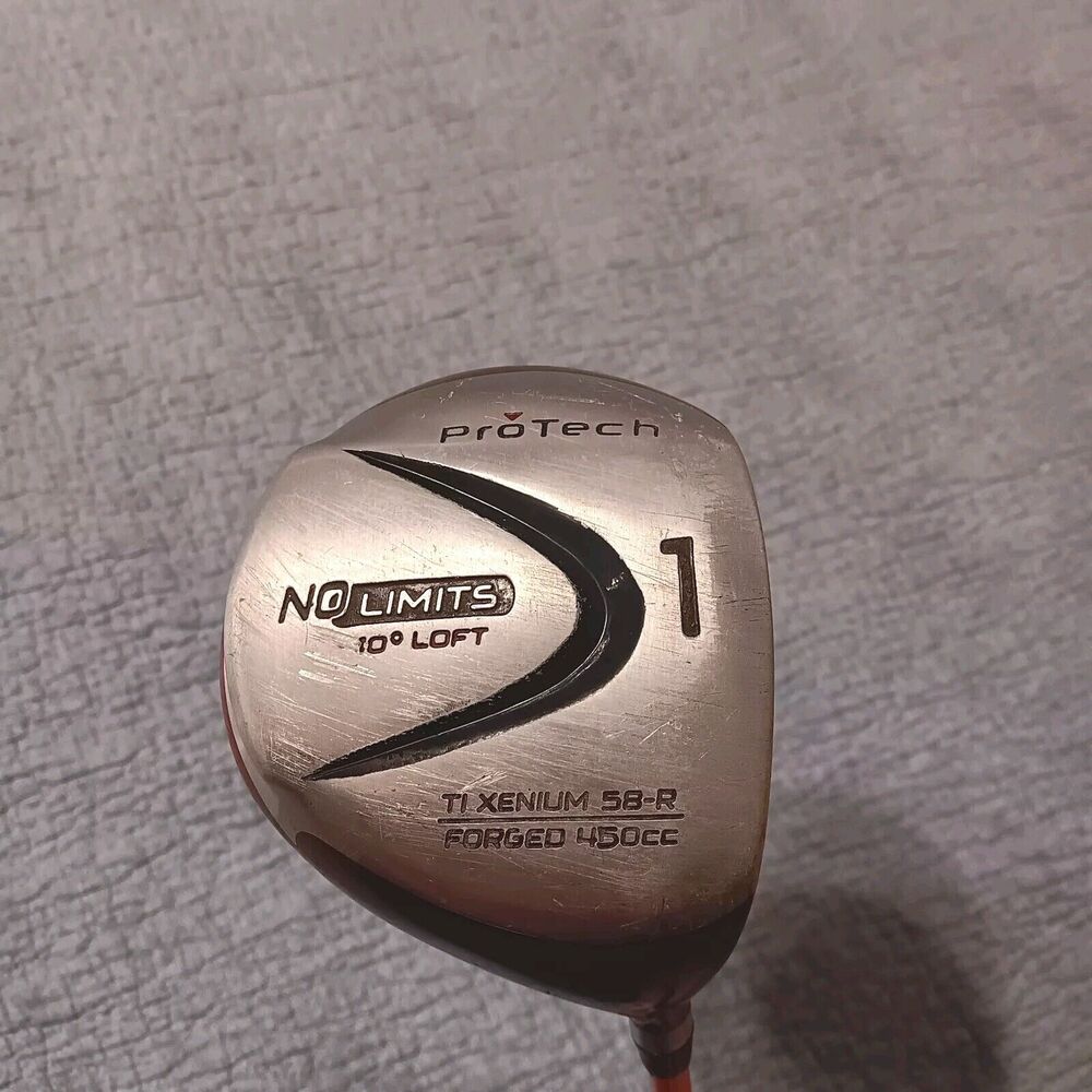 ProTech Driver No Limits Forged 350cc RH Graphite Ti 58-R Pro Edge 75 Tour Shaft